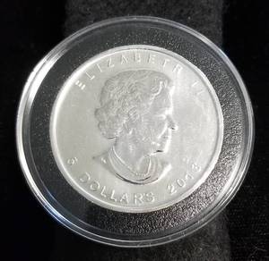 2013 CANADA $5 BUFFALO 1 TROY OZ .999 FINE SILVER