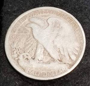 1917 WALKING LIBERTY HALF DOLLAR