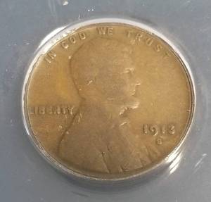 1913-S US WHEAT CENT G6 ANACS