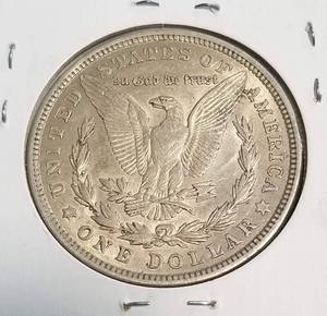 1921 MORGAN SILVER DOLLAR AU