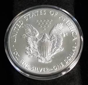 2020 AMERICAN SILVER EAGLE 1 TROY OZ. .999 FINE SILVER IN AIRTITE
