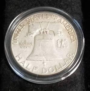 1949 FRANKLIN HALF DOLLAR IN AIRTITE