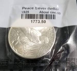 1925 PEACE SILVER DOLLAR AS PICTURED