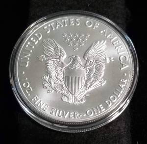 2020 AMERICAN SILVER EAGLE 1 TROY OZ. .999 FINE SILVER IN AIRTITE