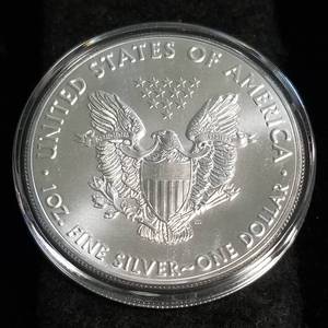 2020 AMERICAN SILVER EAGLE 1 TROY OZ. .999 FINE SILVER IN AIRTITE