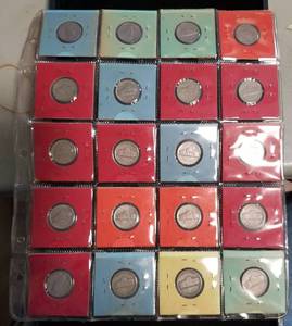 PAGE OF 20 JEFFERSON NICKELS some better dates included