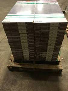 lot 12 image: HOME DECORATORS COLLECTION Hand Scraped Strand Woven Wellington Engineered Click Bamboo Flooring SEE PICS