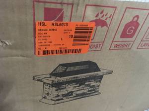 lot 25 image: NOBLE HOUSE Crestline 29.00 in. x 17.10 in. Square Natural Stone Fire Pit SEE PICS