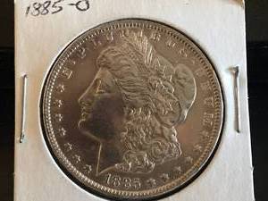 1885 O Morgan Dollar