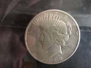 1923 S Peace Dollar