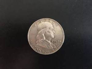 1958 D Franklin Half Dollar