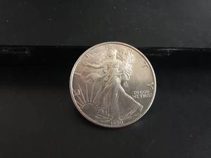 1990 Walking Liberty 1 oz Silver Coin