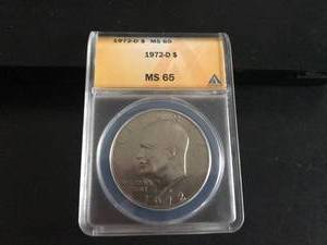 1972 D Ike Dollar MS 65