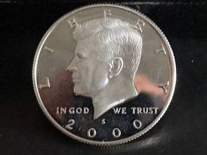 2000 S Kennedy Half Dollar