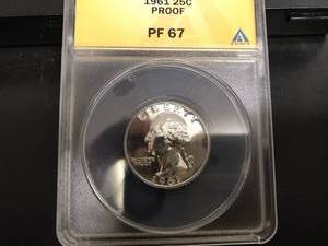 1961 Washington Quarter Proof PF67