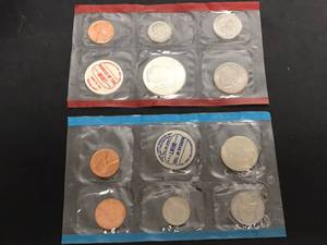 1968 US Mint Uncirculated 10 Coin Set