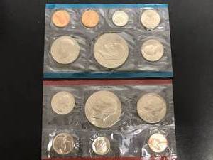 1974 US Mint Uncirculated 12 Coin Set