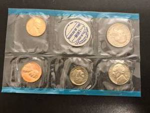 1968 US Mint Uncirculated 5 Coin Set