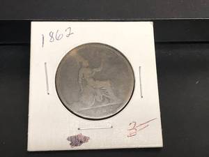 1862 UK Half Penny
