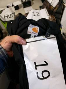lot 19 image: BlackCARHARTT THERML LNED DUCK JKT