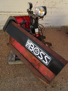 THE BOSS V SNOWPLOW ATTACHMENT