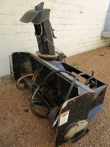 METEOR SKID STEER UNIVERSAL SNOW BLOWER ATTACHMENT