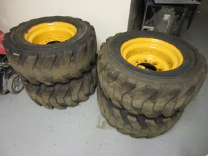 TIRES FOR A MINI-LOADER