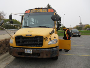 lot 606 image: 65 PASSENGER SCHOOL BUS