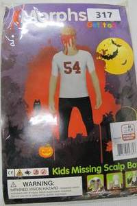 lot 317 image: Missing Scalp Boy Kids Morphsuit M