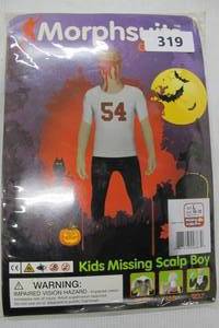 lot 319 image: Missing Scalp Boy Kids Morphsuit L