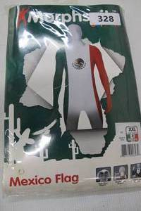 lot 328 image: Mexican Flag Morphsuit Adult XXL
