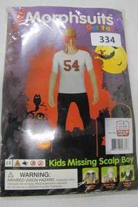 lot 334 image: Missing Scalp Boy Kids Morphsuit S