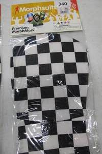 lot 340 image: Morphsuits Check MorphMask One Size Fits All
