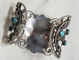 Turquoise and Sterling Silver Cuff Bracelet