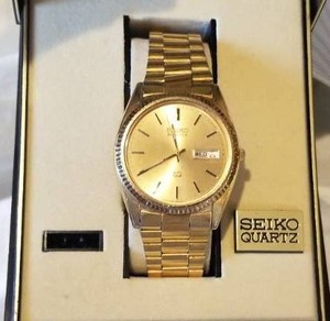 Seiko Gold Mens Dress Watch