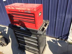 2-PC Craftsman Tool Boxes with Tools