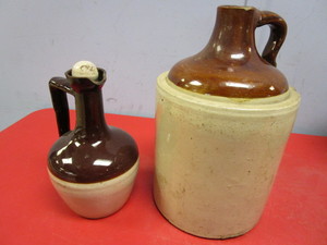 lot 226 image: VINTAGE STONEWARE JUGS
