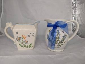 lot 317 image: Two Pitchers (1) Hotoven Harker and (1) Unmarked