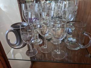 lot 153 image: Lot of Mostly Stemware