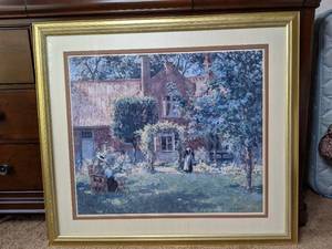 lot 103 image: Framed Impressionist Art Print