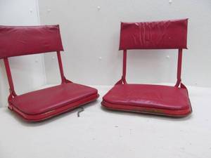lot 40 image: Vintage boat seats