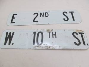 lot 162 image: Metal signs