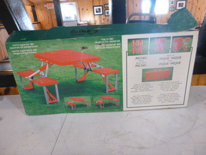 lot 13 image: Portable Picnic Table