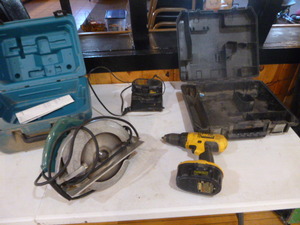 lot 24 image: Power Tools in Cases