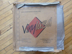 lot 36 image: Box of Vinyl Composition Floor Tile