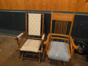 lot 72 image: 2 Rocking Chairs