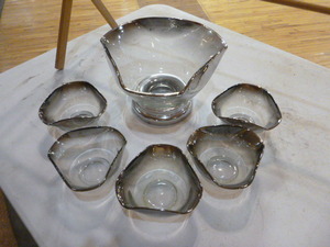 lot 92 image: Serving Bowl with Small Bowls
