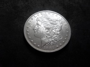 1881 Morgan Silver Dollar