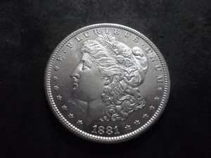1881 S Morgan Silver Dollar