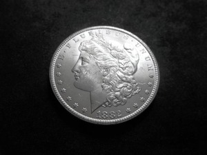 1882 CC  Morgan Silver Dollar
